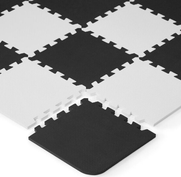 KINDERKRAFT - Pěnové puzzle LUNO 30ks černá/bílá