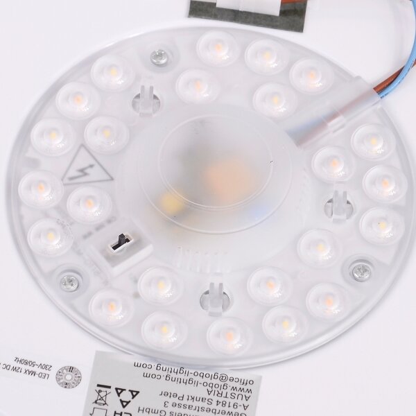 Globo 41764-12 - LED Stropní svítidlo BRUNO LED/12W/230V 307 mm 3000/4500/6000K