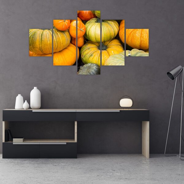 Obraz - Podzimní dýně (125x70 cm)