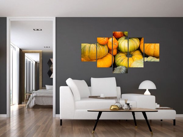Obraz - Podzimní dýně (125x70 cm)