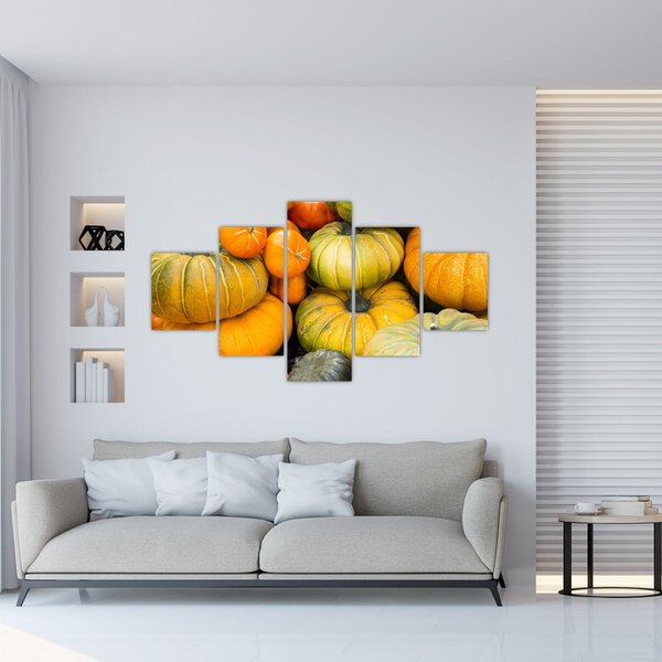 Obraz - Podzimní dýně (125x70 cm)