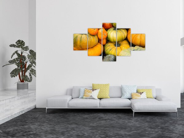 Obraz - Podzimní dýně (125x70 cm)