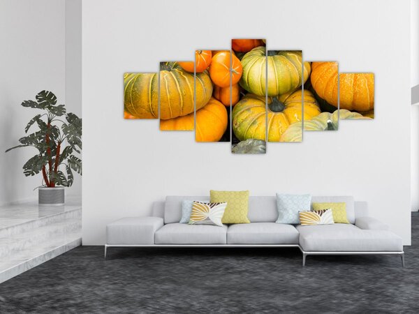 Obraz - Podzimní dýně (210x100 cm)