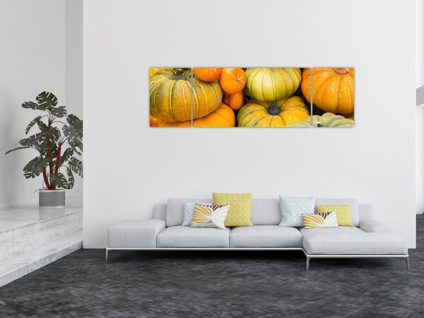 Obraz - Podzimní dýně (170x50 cm)