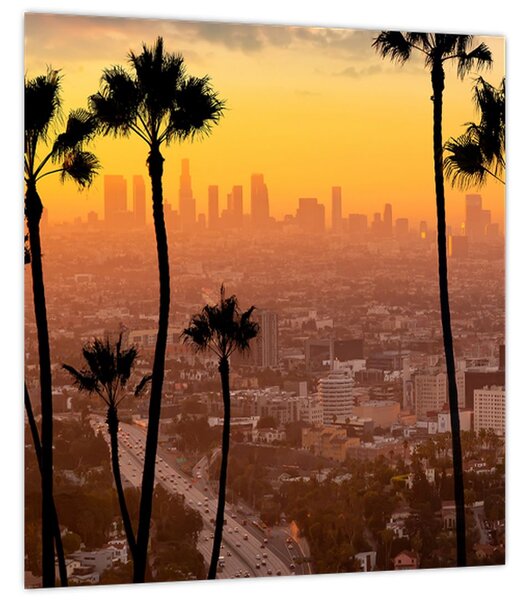 Obraz - Panorama Los Angeles (30x30 cm)