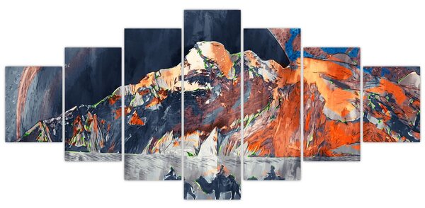 Obraz - Ilustrace potníků (210x100 cm)