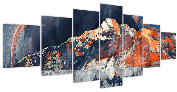 Obraz - Ilustrace potníků (210x100 cm)