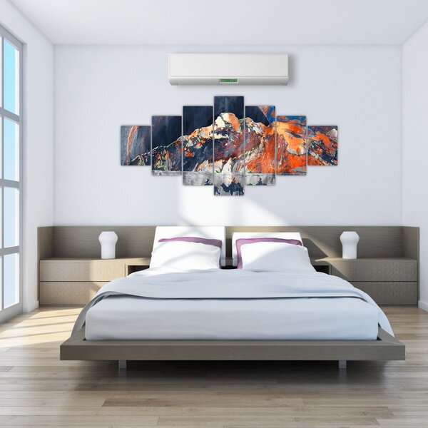 Obraz - Ilustrace potníků (210x100 cm)