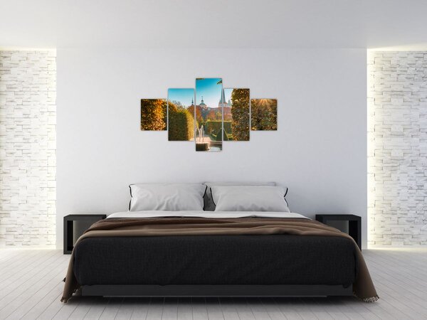 Obraz - Valdštejnský palác (125x70 cm)