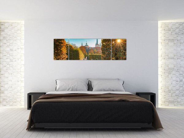 Obraz - Valdštejnský palác (170x50 cm)