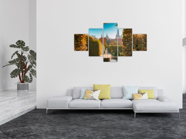 Obraz - Valdštejnský palác (125x70 cm)