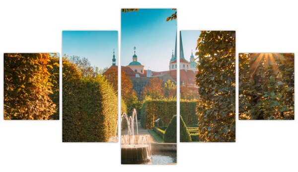 Obraz - Valdštejnský palác (125x70 cm)