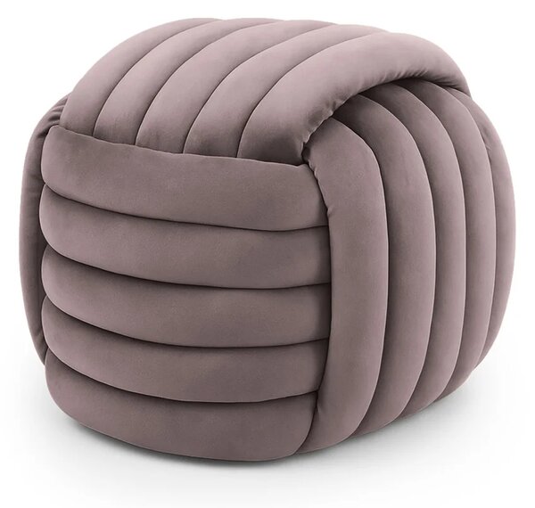 Designový taburet NUMA - starorůžový