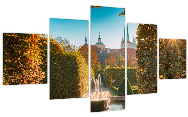 Obraz - Valdštejnský palác (125x70 cm)