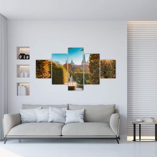 Obraz - Valdštejnský palác (125x70 cm)