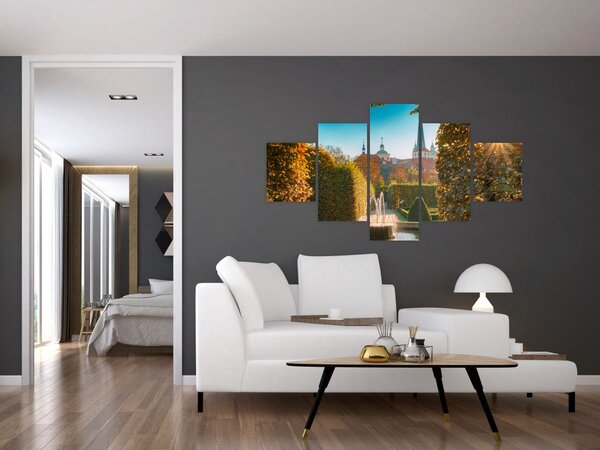 Obraz - Valdštejnský palác (125x70 cm)