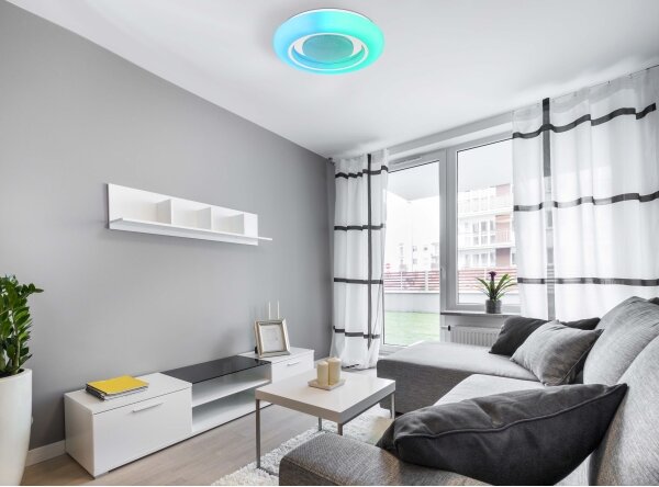 Globo 41369-18 - LED RGBW Stmívatelné stropní svítidlo BURRO LED/18W/230V + DO