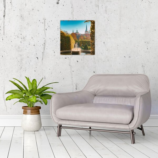 Obraz - Valdštejnský palác (30x30 cm)