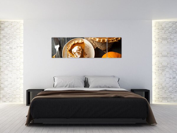 Obraz - Podzimní koláč (170x50 cm)