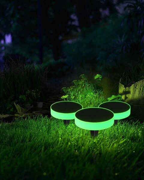 Immax NEO 07910L-LED RGB Stmívatelné solární svítidlo LED/1W/5V kulatý IP54 Tuya