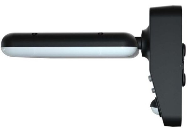 LED Solární nástěnné svítidlo se senzorem LED/15W/3,2V 4000K/6000K IP65 černá