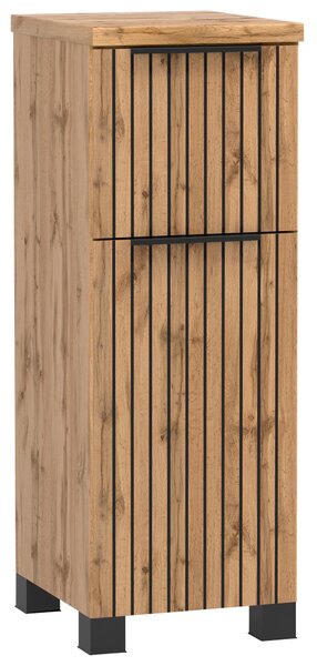 SPODNÍ SKŘÍŇKA, černá, dub wotan, dub wotan, 30/79/35 cm Held - Koupelnové série, Online Only