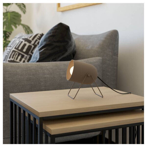 Stolní lampa TILSTON písková