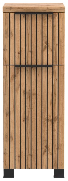SPODNÍ SKŘÍŇKA, černá, dub wotan, dub wotan, 30/79/35 cm Held - Koupelnové série, Online Only