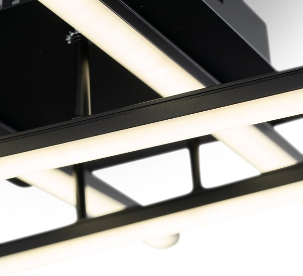 Brilagi - LED Stropní svítidlo STRIPES LED/37W/230V černá