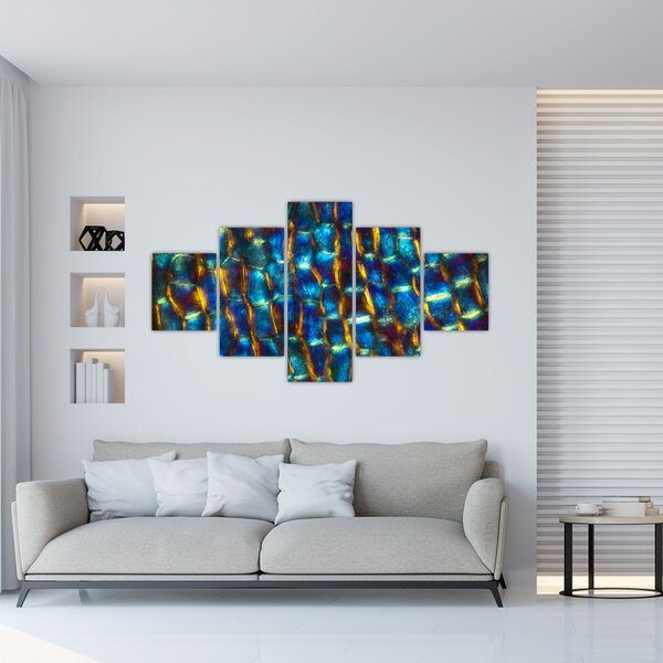 Obraz - Buněčná stěna (125x70 cm)