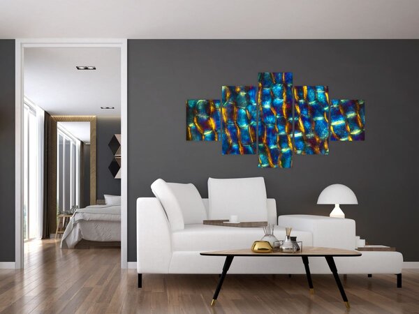 Obraz - Buněčná stěna (125x70 cm)
