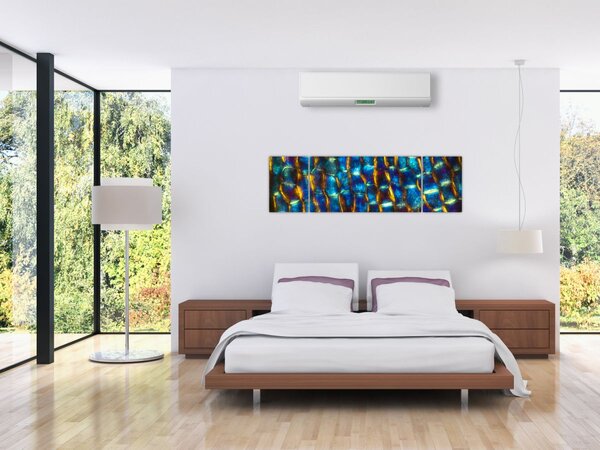 Obraz - Buněčná stěna (170x50 cm)