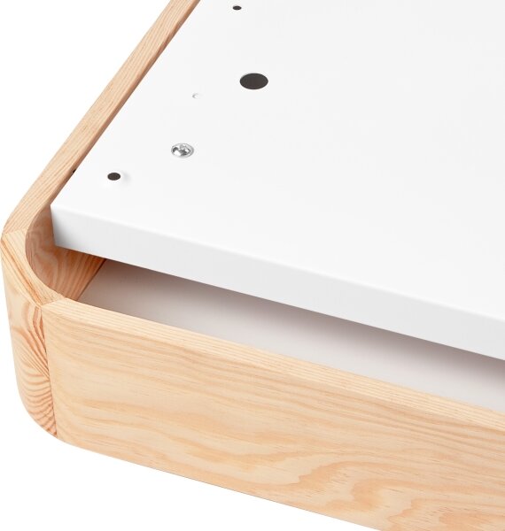 Stropní svítidlo NATURAL SQUARE 2xE27/15W/230V 35x35 cm borovice