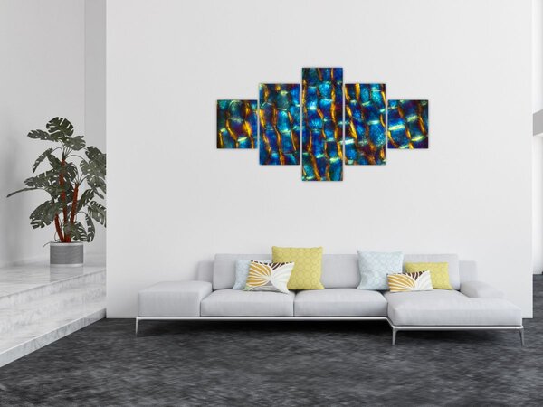 Obraz - Buněčná stěna (125x70 cm)