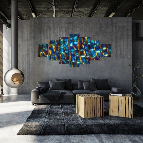 Obraz - Buněčná stěna (210x100 cm)