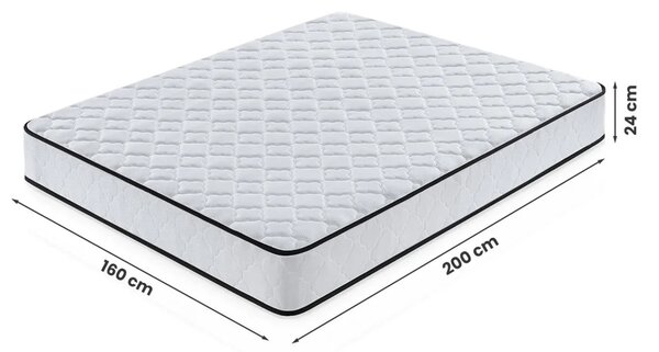 Pružinová matrace se střední tvrdostí OMBRA 160x200