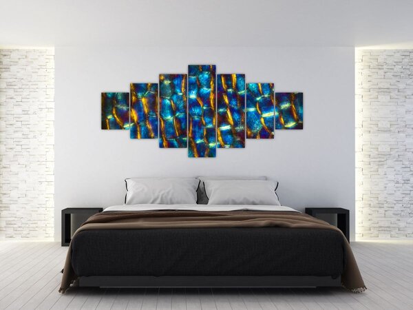 Obraz - Buněčná stěna (210x100 cm)
