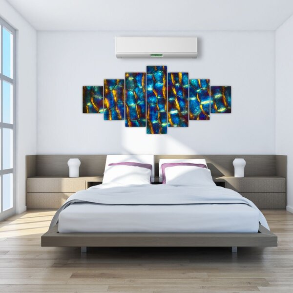 Obraz - Buněčná stěna (210x100 cm)