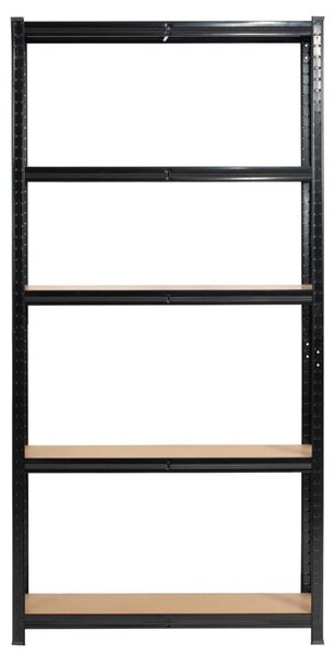Regál do domácnosti 90 cm QARIAN - černý