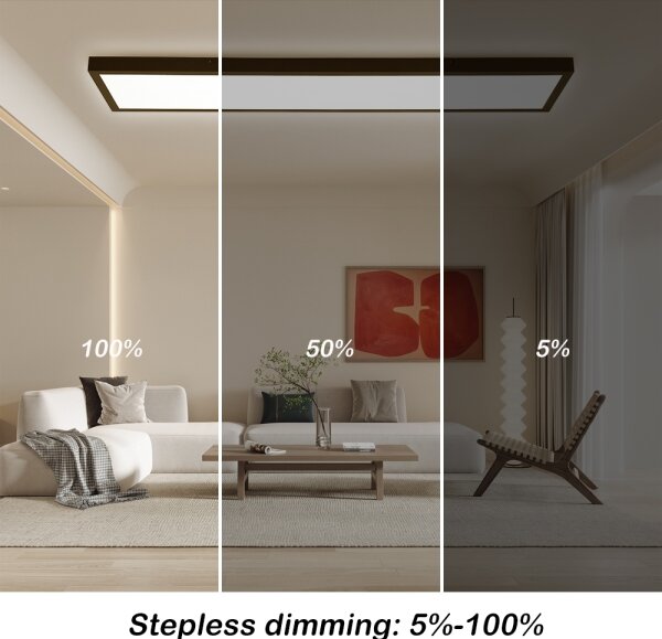 Brilagi-LED Stmívatelné koupelnové svítidlo FRAME SMART LED/50W/230V IP44 čer+DO