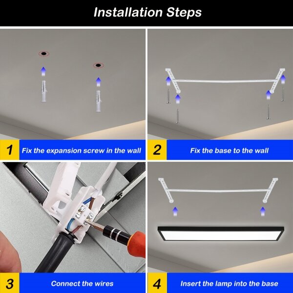 Brilagi-LED Stmívatelné koupelnové svítidlo FRAME SMART LED/50W/230V IP44 čer+DO
