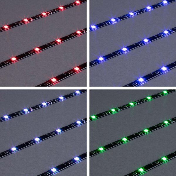 BRILO 2353-024 USB LED pásek 50 cm černá - BRILO