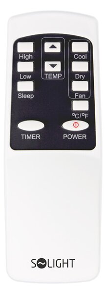 Solight mobilní klimatizace 9000 BTU, smart WiFi, chlazení, odvlhčování, ventilátor DAC-9000
