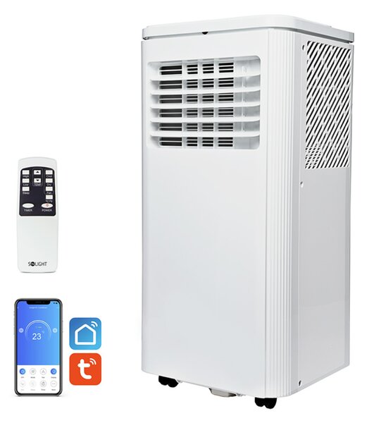 Solight mobilní klimatizace 9000 BTU, smart WiFi, chlazení, odvlhčování, ventilátor DAC-9000