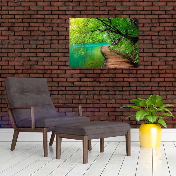 Obraz - Plitvická jezera (70x50 cm)