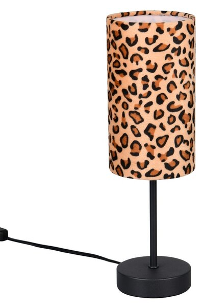 Stolní lampa PARDINA černá/hnědá