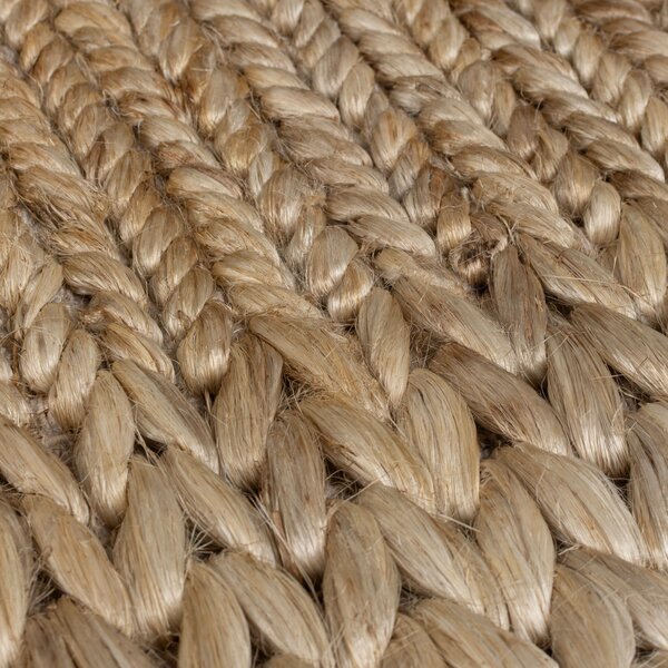 Flair Rugs, Kusový koberec Drew Braid Border Natural, 120x170, béžová, chodba / předsíň