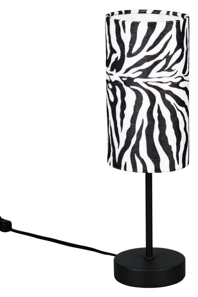 Stolní lampa ZEBARA černobílá