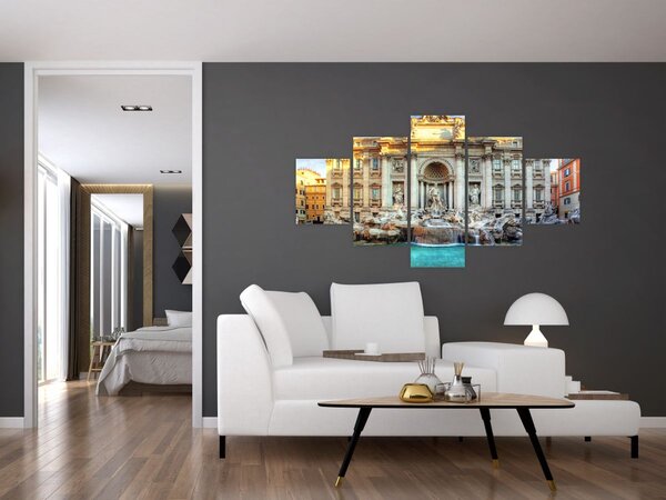 Obraz - Fontána di Trevi (125x70 cm)
