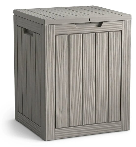Zahradní voděodolný úložný box TOXORA - šedý